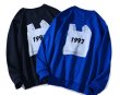 画像1: Unisex Cash register back print  sweat pullover  男女兼用 ユニセックスレジバックプリントロングスリーブトレーナー　プルオーバー (1)