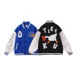 画像6: Unisex Hip hop Duck emblem embroidery Jumper Baseball Jacket uniform jacket blouson ユニセックス 男女兼用ヒップホップダック アヒルエンブレム スタジアムジャンパー スタジャン MA-1 ボンバー ジャケット ブルゾン (6)