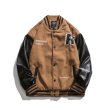 画像3: Unisex Hip hop Back alphabet letter logo emblem embroidery Jumper Baseball Jacket uniform jacket blouson ユニセックス 男女兼用ヒップホップハート＆ベアエンブレム スタジアムジャンパー スタジャン MA-1 ボンバー ジャケット ブルゾン (3)