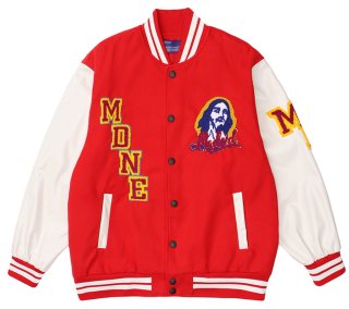 Maison Emerald Rose emblem BASEBALL JACKET baseball uniform jacket