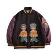 画像4: Hip hop boys BASEBALL JACKET baseball uniform jacket blouson ユニセックス 男女兼用ヒップホップボーイズ スタジアムジャンパー スタジャン MA-1 ボンバー ジャケット ブルゾン (4)