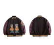 画像3: Hip hop boys BASEBALL JACKET baseball uniform jacket blouson ユニセックス 男女兼用ヒップホップボーイズ スタジアムジャンパー スタジャン MA-1 ボンバー ジャケット ブルゾン (3)