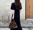 画像5: Gathered handle leather tote2WAY bag 　 ギャザーハンドルレザー トート ショルダー2WAYバッグ (5)