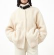 画像8: The Little Mermaid printed stand-up collar imitation lamb wool coat jacket 　リトルマーメイドプリントエコファー ジャケット コート (8)