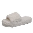 画像3: plush outer Platform fur sandals slippers　プラットフォームモコモコファーサンダル スリッパ (3)