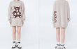 画像7: Unisex  cartoon bear round neck pullover Sweater   ユニセックス 男女兼用 ダブルベア熊 編み込みセーター プルオーバー (7)