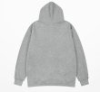 画像4: UnisexHoodie Hoodiesweater Pullover　 ユニセックス 男女兼用フラワースマイルプリントフーディー パーカー (4)