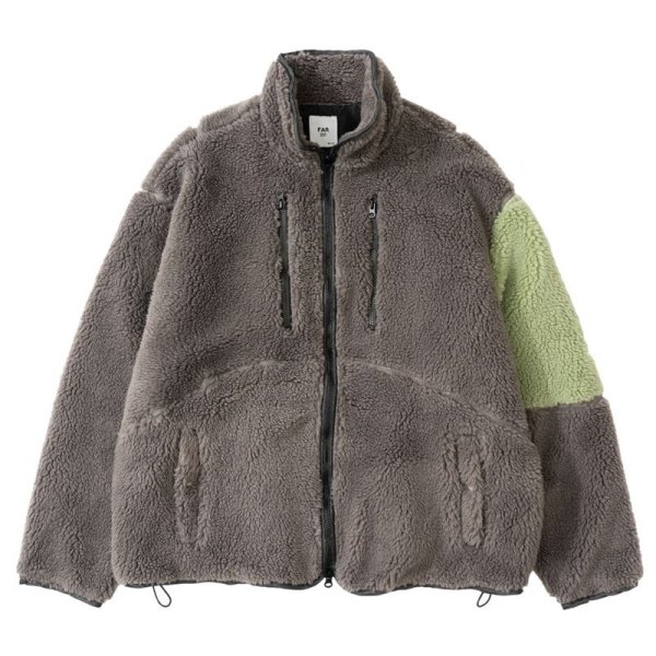 High Street Zipper Polar Fleece Jacket Lamb Wool Jacket coat blouson