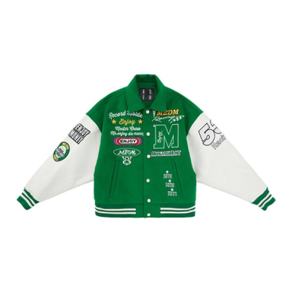 21AW M.E.D.M MEDM JACKET high street flocking letter profile