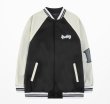 画像2: HEY BIG logo BASEBALL JACKET baseball uniform jacket blouson  ユニセックス 男女兼用HEY BIG ロゴスタジアムジャンパー スタジャン MA-1 ボンバー ジャケット ブルゾン (2)