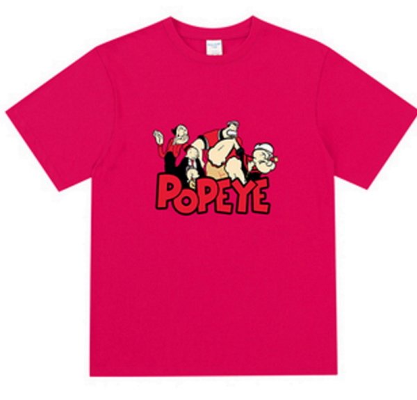 画像1: Popeye Short Sleeve T-shirt　ユニセックス 男女兼用 ポパイ半袖Tシャツ (1)