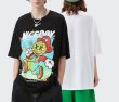 画像5: FLOATINGKA Floating cartoon short-sleeved T-shirt　ユニセックス 男女兼用Nice dayコミックプリント半袖Tシャツ (5)