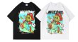 画像6: FLOATINGKA Floating cartoon short-sleeved T-shirt　ユニセックス 男女兼用Nice dayコミックプリント半袖Tシャツ (6)