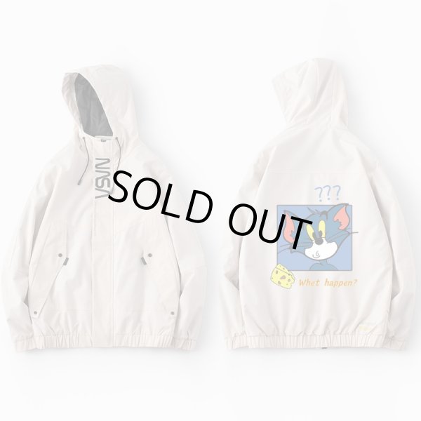 nasa x tom and jerry windbreaker jacket blouson ユニセックス 男女