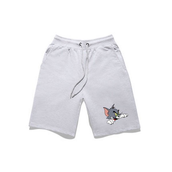 画像1: SALE セール 22 Unisex Tom and jerry Sweatshirts Half Pants  ユニセックス トムとジェリー トム＆ジェリー バリエーション ハーフパンツ　ショートパンツ スウェットパンツ  (1)