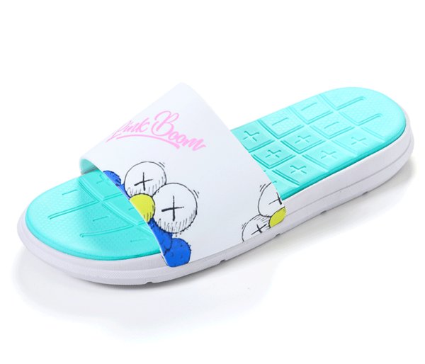 画像1: kaws non-slip flip flops soft bottom sandals slippers Beach sandals 　ユニセックス男女兼用カウズノンスリップフリップフロップ  シャワー ビーチ サンダル (1)