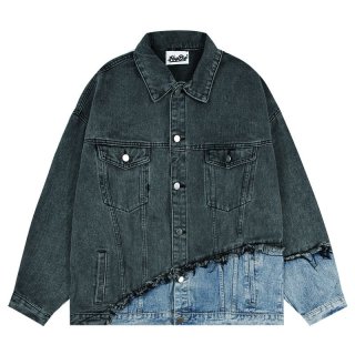 oversize high street jacket denim jacket G Jean ユニセックス 男女