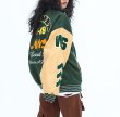 画像7: letter emblem embroidery baseball uniform jacket BASEBALL JACKET  blouson  ユニセックス 男女兼用レターエンブレム刺繍ジャケットスタジアムジャンパー スタジャン MA-1 ボンバー ジャケット ブルゾン (7)