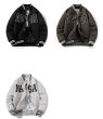 画像9: Nasa logo padded light jackets baseball uniform jacket blouson　ユニセッ クス男女兼用ナサロゴ中綿入りスタジアムジャンパー スタジャン ジャケットブルゾン (9)