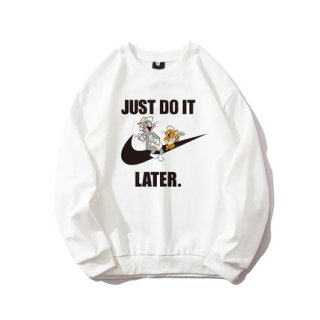 men and women round neck JUST DO IT LATER Tom & Jerry Sweat Shirts