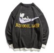 画像7: JUST DO IT LATER Broken Nike x Snoopy Knit Sweater　ユニセックス 男女兼用 JUST DO IT LATERブロークンナイキ×スヌーピー編み込みセーター (7)