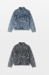 画像3: Studs Fringe Denim G Jean  jacket jumper ユニセックス 男女兼用スタッズ付きフリンジGジャンスジャケット ブルゾン スタジャン (3)