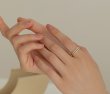 画像3: pearl zircon index finger ring　パール＆ジルコニアインデックスフィンガーリング指輪 (3)