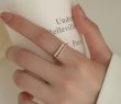 画像4: pearl zircon index finger ring　パール＆ジルコニアインデックスフィンガーリング指輪 (4)
