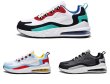 画像4: Men's Men's Air Cushion colorful LACE-UP SNEAKERS shoes 　ユニセックス男女兼用エアークッションカラフルカラーレースアップ スニーカー カジュアル シューズ (4)