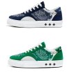 画像5:  Unisex Mens paisley bandana pattern lace-up sneakers  ユニセックス メンズ男女兼用ペイズリーバンダナ柄レースアップ スニーカー (5)