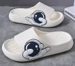 画像3: dancing astronaut sandals and slippers flip flops    男女兼用ユニセックスダンシング宇宙飛行士フリップフロップサンダルシャワーサンダル ビーチサンダル (3)