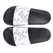 画像1: kaws  print sandals and slippers flip flops    男女兼用ユニセックスカウズプリントフリップフロップサンダルシャワーサンダル ビーチサンダル (1)