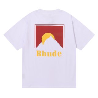 Unisex beautiful girl RHUDE print T-shirt ユニセックス男女兼用