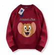 画像8: NASA & Tom & Jerry Jerry & Print Pullover  sweater  ユニセックス男女兼用ナサ＆トム＆ジェリージェリーフェイス　スウェット　プルオーバー　トレーナー (8)