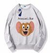 画像6: NASA & Tom & Jerry Jerry & Print Pullover  sweater  ユニセックス男女兼用ナサ＆トム＆ジェリージェリーフェイス　スウェット　プルオーバー　トレーナー (6)