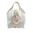 画像2: Donut x Snoopy x Woodstock ballchain tote shoulder bag  スヌーピー×ウッドストック×ドーナツトートショルダーエコショッピングバッグバッグ (2)