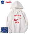 画像2: JUST DO IT LATER x Snoopy Hoodie sweatshirt ユニセックス男女兼用 NASA×JUST DO IT LATER×スヌーピー スウェット パーカー  (2)