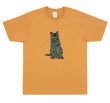 画像6: cat print T-shirt　男女兼用ユニセックスキャット猫プリント半袖Tシャツ  (6)