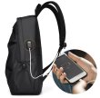 画像4: 即納 Trendy backpack with USB connection function  backpack shoulder  bag  ユニセックス男女兼用USB接続可スタンダードバックパック ショルダーリュック トートショルダー バッグ　 (4)
