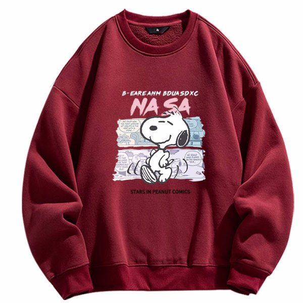 画像1: SALE セール NASA x Snoopy Sweatshirt 　ユニセックス男女兼用 NASAナサ× スヌーピー スウェットトレーナー  (1)