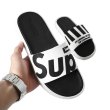 画像2: 24 Unisex SUPER Logo Flat Sandals  slippers  ユニセックス 男女兼用 スーパーロゴ フリップ フロップサンダル シャワーサンダル ビーチサンダル　 (2)