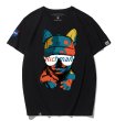 画像2: Unisex rich man bulldog ×NASA Print round neck short sleeve T-shirt 　 ユニセックス男女兼用リッチマンブルドッグ×NASAナサプリントラウンドネック半袖 Tシャツ (2)