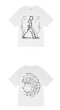 画像1: Unisex creative graffiti printed short-sleeved T-shirts　 ユニセックス男女兼用クリエイティブグラフィック落書きプリントラウンドネック半袖 Tシャツ (1)