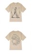 画像2: Unisex creative graffiti printed short-sleeved T-shirts　 ユニセックス男女兼用クリエイティブグラフィック落書きプリントラウンドネック半袖 Tシャツ (2)