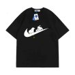 画像1: Unisex NASA  JUST DO IT LATER snoopy Print T-shirt　ユニセックス 男女兼用 JUST DO IT LATER スヌーピープリント 半袖 Tシャツ (1)