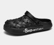 画像12: mesh side logo croc sandals slippers 　ユニセック男女兼用メッシュサイドロゴクロックサンダル スリッパ (12)