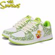 画像10: The Simpsons Bart Simpson leather & canvas lace-up sneakers　  男女兼用ユニセックス シンプソン バートシンプソンレザー &キャンバスレースアップスニーカー　スケシュー (10)