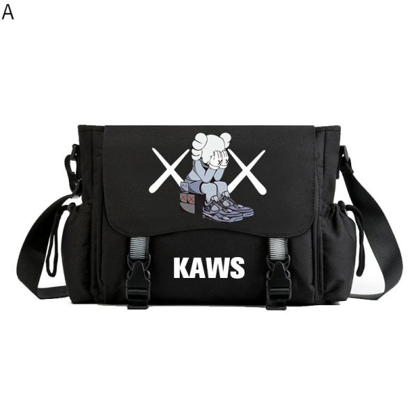 画像1: Unisex Kaws　Printed Design Shoulder Bagユニセックス　男女兼用　カウズ　kaws　プリント　ショルダーバッグ　斜め掛け (1)