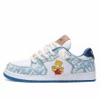 画像3: The Simpsons Bart Simpson leather & canvas lace-up sneakers　  男女兼用ユニセックス シンプソン バートシンプソンレザー &キャンバスレースアップスニーカー　スケシュー (3)