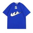 画像2: Unisex NASA  JUST DO IT LATER snoopy Print T-shirt　ユニセックス 男女兼用 JUST DO IT LATER スヌーピープリント 半袖 Tシャツ (2)